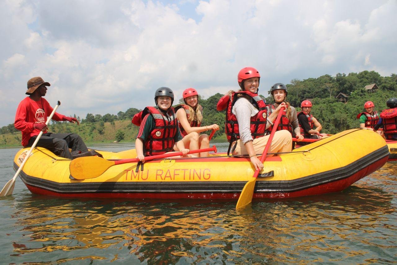 Boat safari on Kazinga Channel